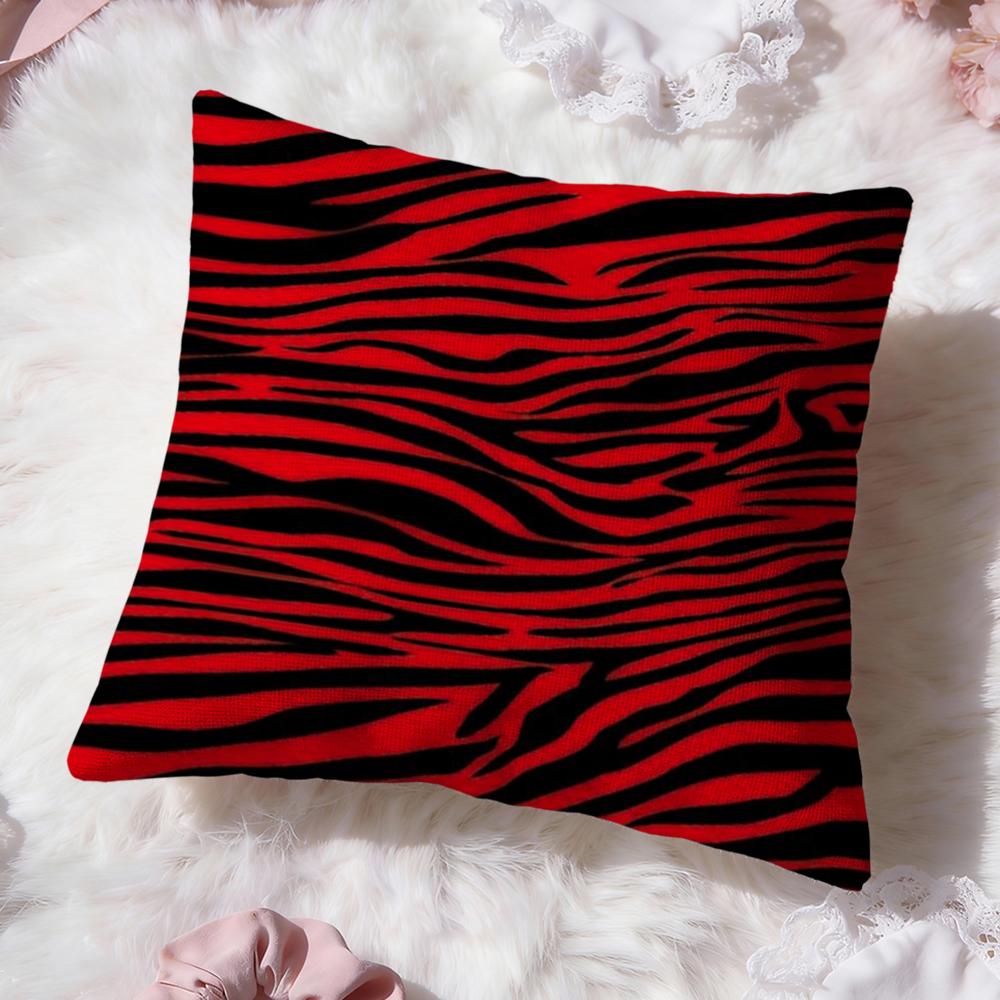 Zebra Stripes Cushion Cover Premium Comfort Reversible Pillow Cove Two in One Design for Any Room  Car Interior