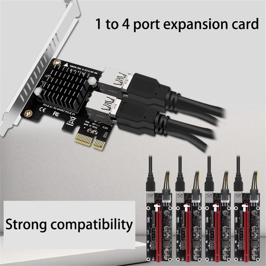 PCI-E Interface Expansion, Effectively Solving the Insufficient PCI-E Interface, This Product Can Be Expanded To 4 PCI-E.