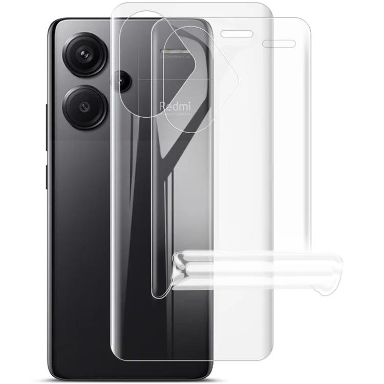 

IMAK 2 шт./компл. гидрогелевая пленка из ТПУ III для Xiaomi Redmi Note 13 Pro + защитная пленка для задней панели телефона HD