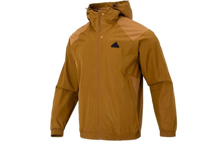 

adidas Color Block Casual Hooded Woven Running Jacket IP4921 M