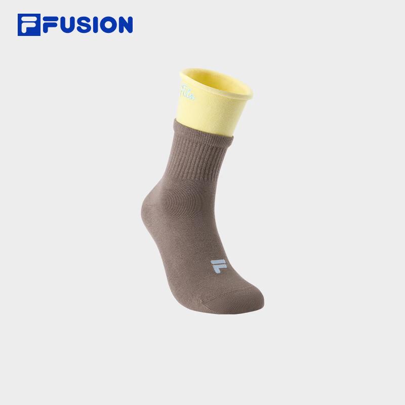 FILA FUSION Women s Color-Block Mid-Calf Socks 39