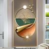 Frameless Ginkgo Leaf Abstract Wall Art for Living Room or Bedroom