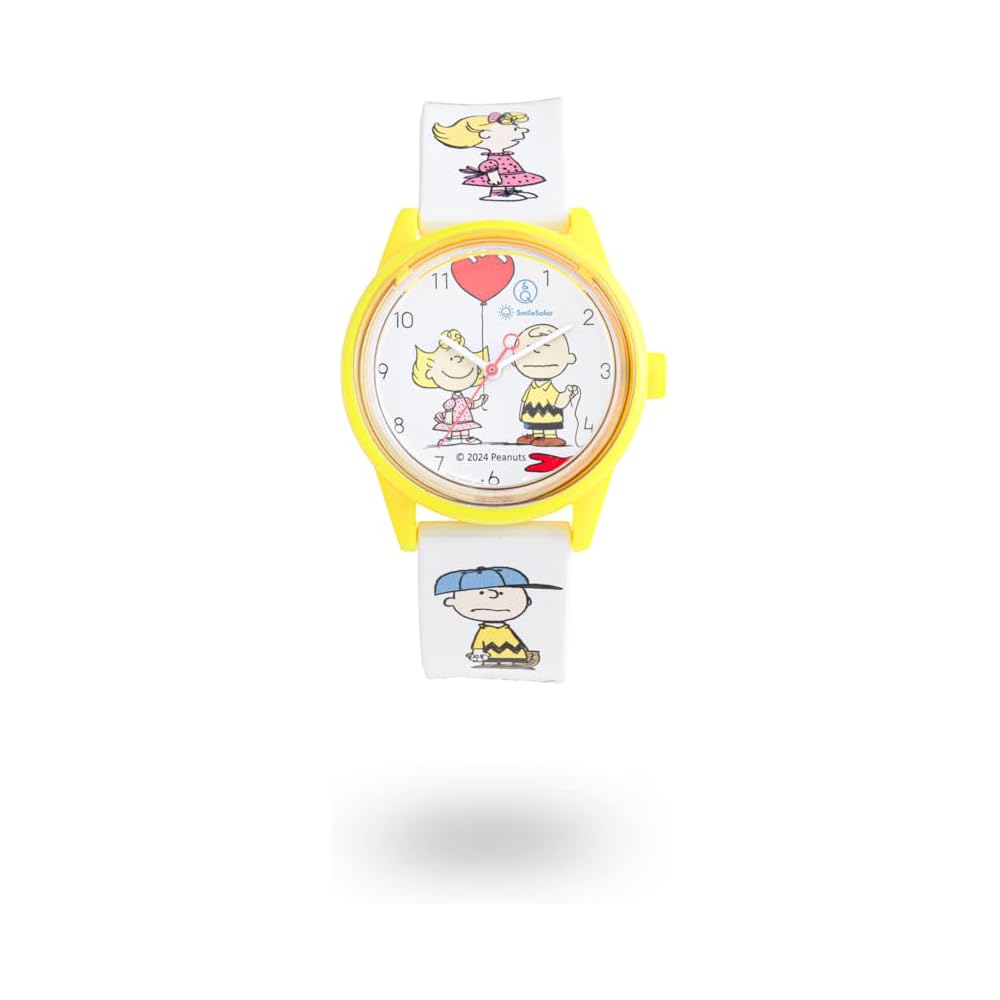 QQ SmileSolar Waterproof Watch Peanuts Collection Charlie  Sally Design