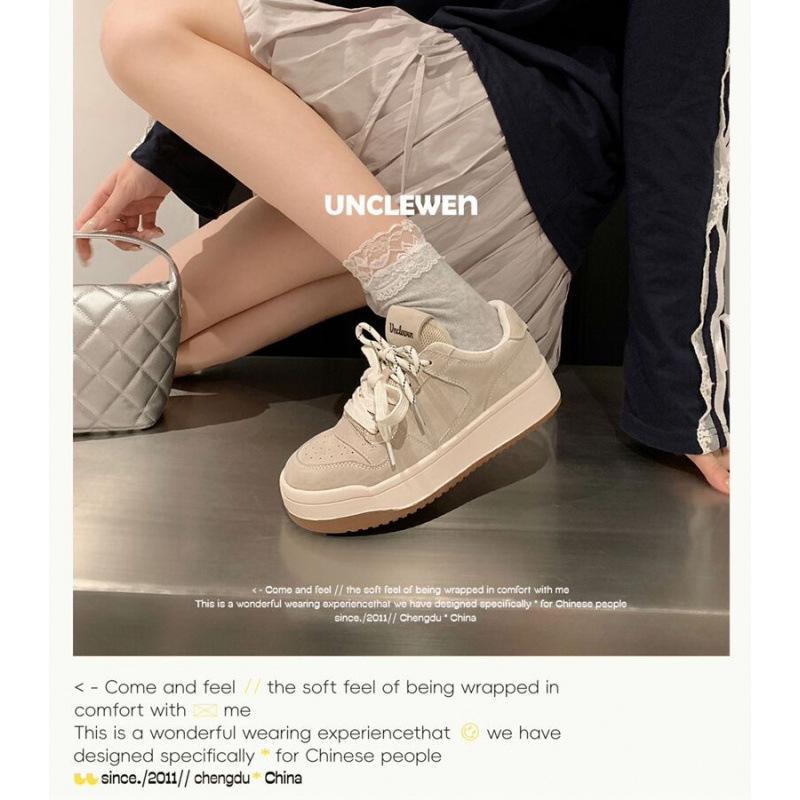 

Retro niche yellow Dexun board shoes women s ins tide 2025 spring new thick-soled versatile casual sports shoes 35