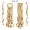 LISI HAIR Long  Ponytail Synthetic Wig Pack In Clip Hair Extension Ombre Black Gold Brown Ponytail