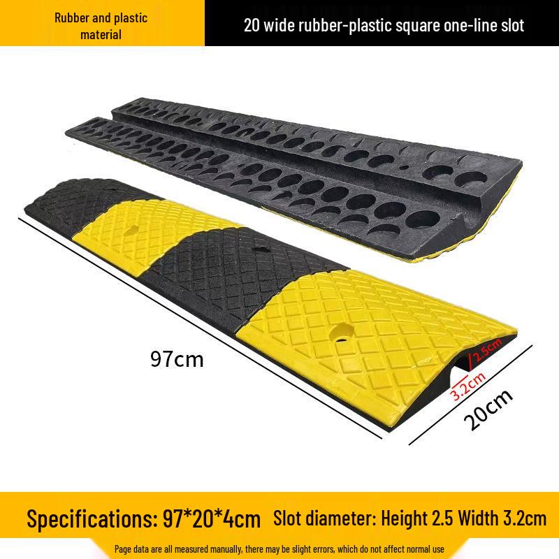 Rubber and Plastic Cable Protection Speed Bump
