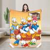Donalds Duck Warm Blanket  Kids Plush Bedding Throws Print Outdoor Flannel Bedspread Sofa Bed Cover