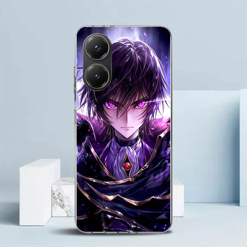 Code Geass Anime Phone Case For Xiaomi Poco F7 Ultra X5 X6 X7 Pro M7 Redmi 15C 15 13C 13 12C 12 10C 10 10A 9 9C 9A 9T Cover Poco