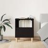 821796 vidaXL Bedside Table Black 40x35x50 Cm