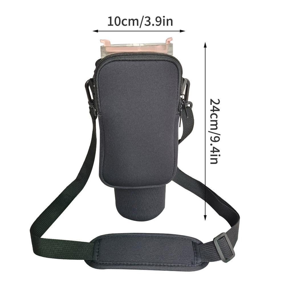 1PC Outdoor Multi-Functional Shoulder Strap Cup Sleeve, Adjustable Shoulder Strap Water Bottle Sleeve, Ice King Cup