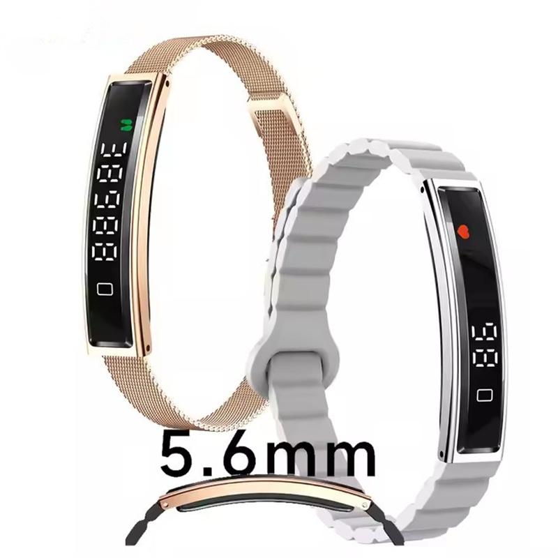 Bracelet Intelligent pour Femme B3 Suivi de la Santé du Sommeil et de la Pression Artérielle Tactile Léger Tendance Sportif Montre de Fitness pour Femmes