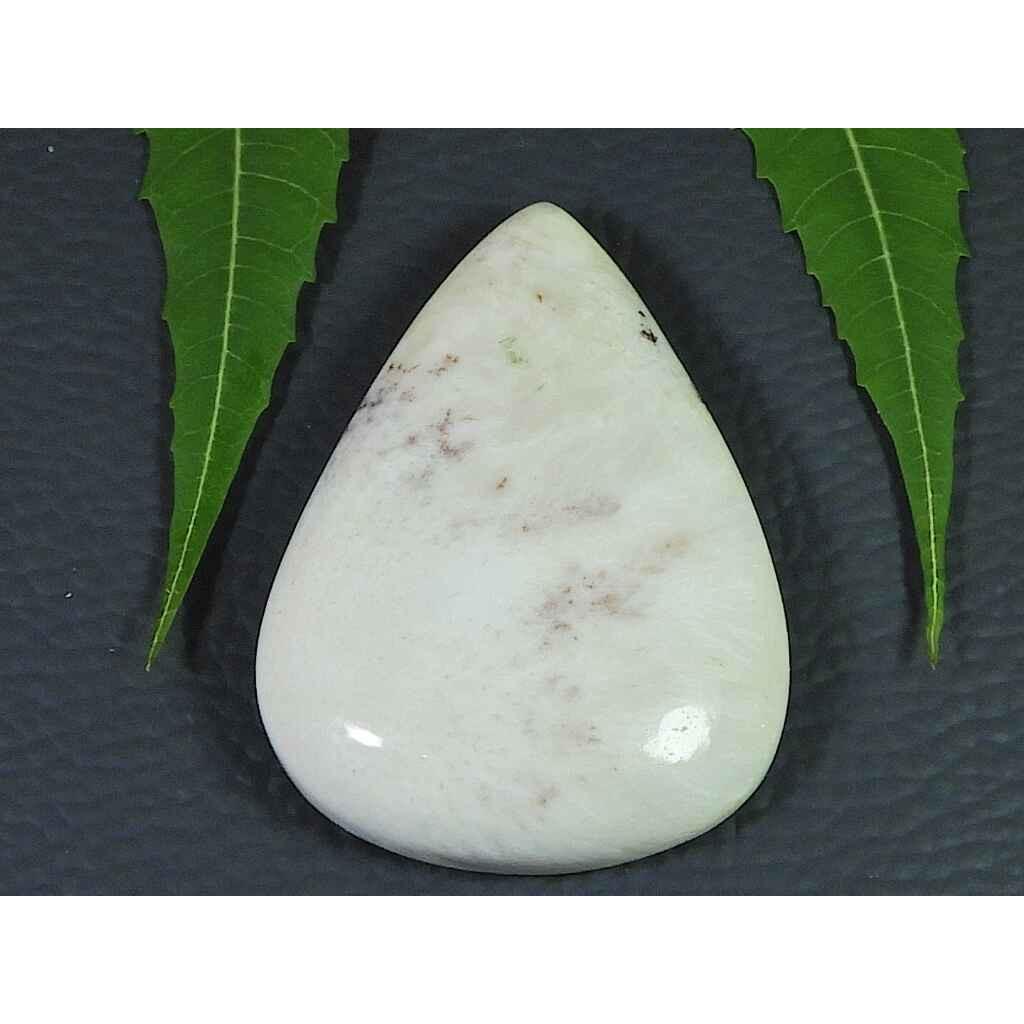 Natural Pink Scolocite Pear Shape Cabcohon Loose Gemstone 91Cts. 33X47X09MM SK-3530