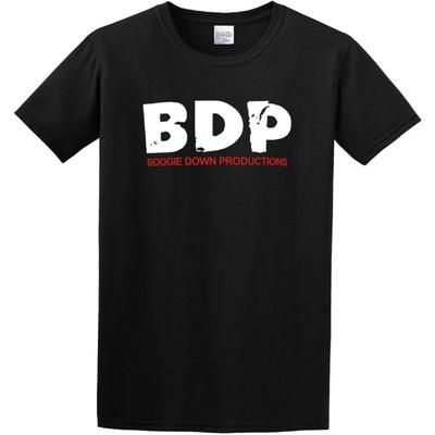 Men's New BDP Boogie Down Productions Rap Hip Hopo Neck Men T Shirt T-Shirts Black
