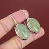 Moss Prehnite Earring Handmade Earrings Genuine Gemstone Jewelry 925 Sterling Silver Earring Unique Moss Prehnite Jewelry Anniversary Gifts