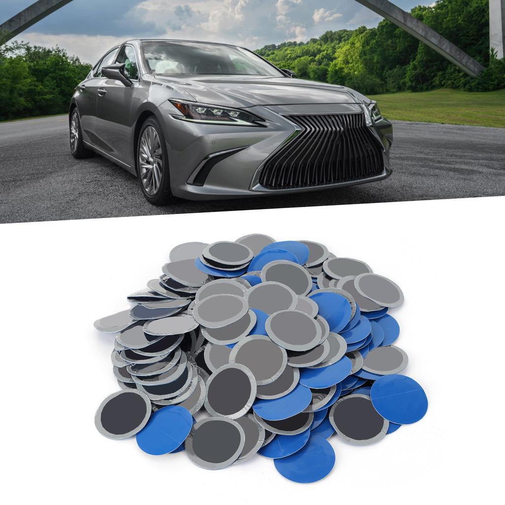 1.7in Tire Repair Rubber Patch Tubeless Tyre Cold Patch Puncture Repairing Universal for Car Motorcycles