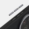 Ecology Kožené Pouzdro Pro Xiaomi 15 Ultra Uhlíkové Vlákno Tenké Nárazuvzdorné Magsafe Magnetické Pádový Test Kovový Grip na Čočky Kryt