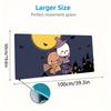 Peache Goma Custom Name Large Size Mouse Pad Large Gaming Table Cushion Non-slip Laptop Tablet Big Mousepad XXL Mat Mini PC Playmat With Lock Edge