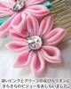 Hair Ornament Pink Knob Craft Comb Hair Clip Flower Decoration Hairpin Coming of Age Ceremony Graduation Ceremony 3 Years Old 7 Years Old Kimono