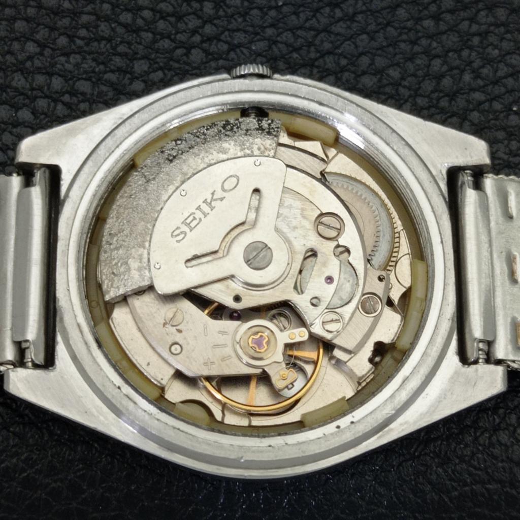 AUTOMATIC 6309A VINTAGE SEIKO 5 JAPAN MENS WHITE COLOR DIAL WATCH A701475-5