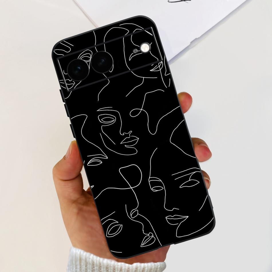 

Stylish Soft TPU Case For Google Pixel 7 7Pro Black Silicon Shockproof Phone Back Cases Cover For Google Pixel7 Pro Pixel7Pro 5G Pixel 7 синий