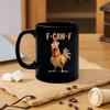 Chicken Mug Ceramic Farmhouse Themed Mug Animal Tea Cup for Women Mother Lady Farm Kitchen Breakfast Morning Animal Lovers