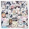50 Game Blue Archive Stickers: Waterproof Cartoon Characters for Phone Cases