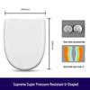 TLXT U-Shape Pressure-Resistant Toilet Seat