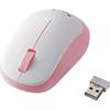 Elecom BlueLED pelė/EPRIM/Belaidė/3 mygtukų/Rožinė M-DY12DBPN