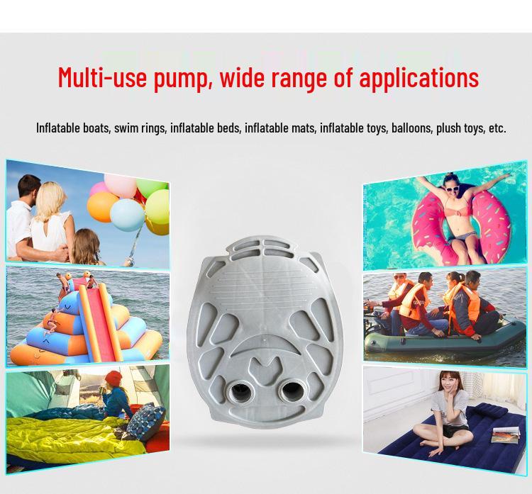 Outdoor Multi-Purpose Foot Pump for Kayaks, Air Mattresses, Pools, and Swim Rings