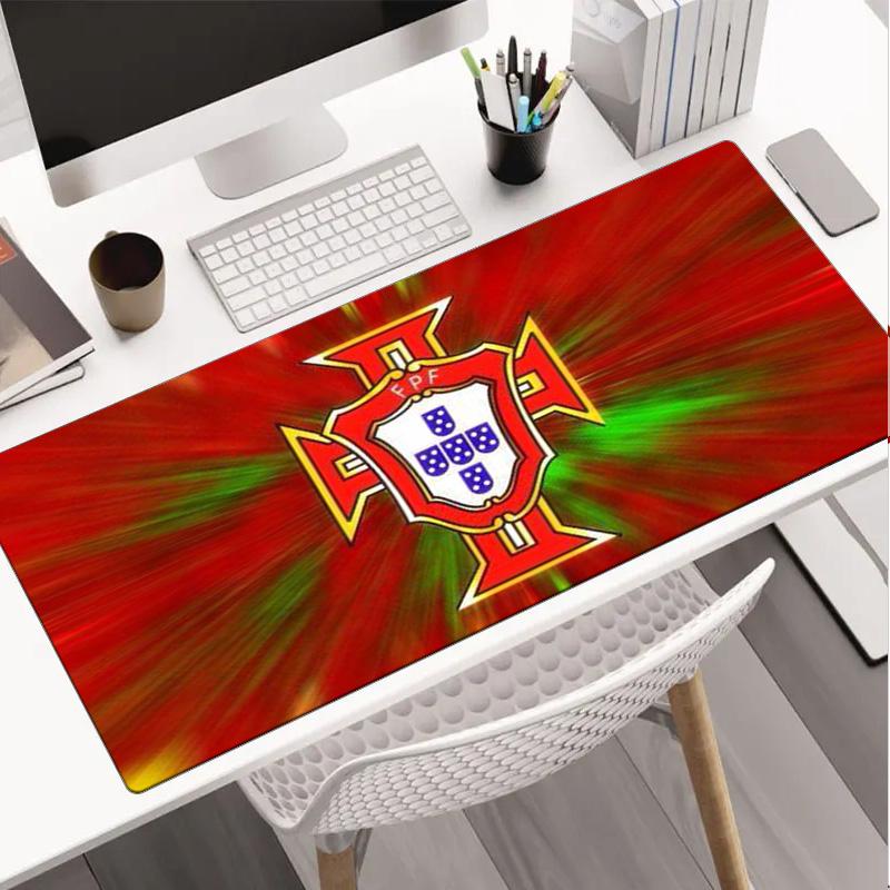 Portugal Football Crest Mouse Pad Mouse Pad, Gaming Mouse Pad, Keyboard Pad, Desk Decor for Computer Notebook Fan Gift Birthday Gift