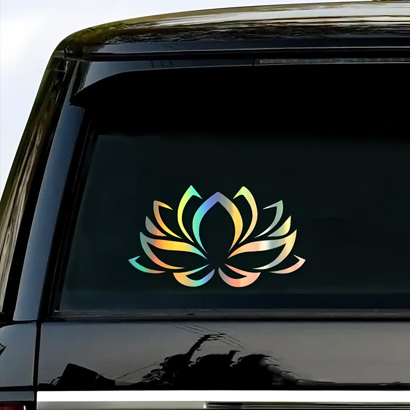 Blessing Lotus Blooming Decals & Bumper Creative&funny Stickers for Cartoon Fans&lover,high Quality for Car Trucks Motorcycles