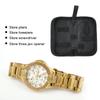 2 pezzi multifunzionale strumenti di riparazione orologi accessorio liscio borsa portaoggetti con cerniera