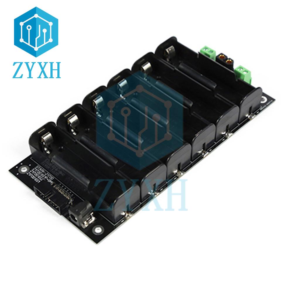 BMS 6S 21700 Battery Case 1P 2P Power Wall Power Bank Box Holder With 40A Balancer Charging Board For Ebike/UPS