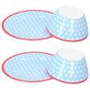 4Pcs Set Salad Fruit Plate Dish Bowl Set Dinnerware Tableware for Home Restaurant Supplies
