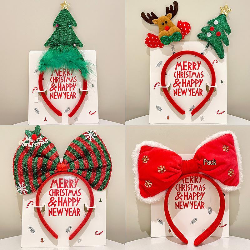 Mori Style Reindeer Antler Headband: Cute Christmas Hair Clip for Women & Kids