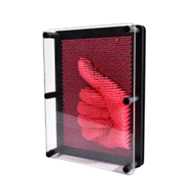 3D Clone Shape Pin Art Shoumo Colorful Model Three-Dimensional Plastic Toy