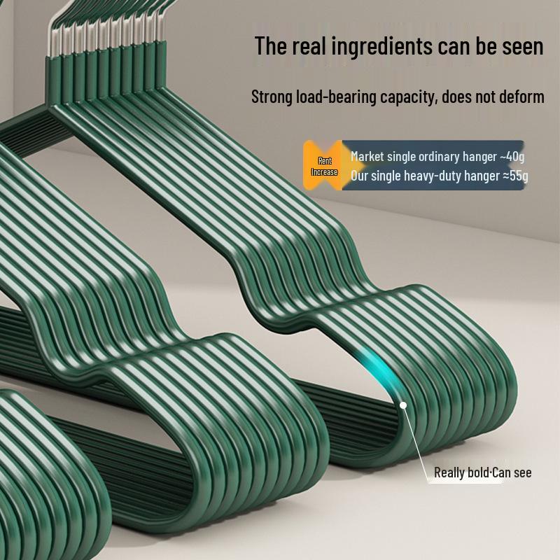 Extra dicker rutschfester tauchbeschichteter Kleiderbügel für Erwachsene und Kinder - Markierungsfreie Wäschetrocknungslösung