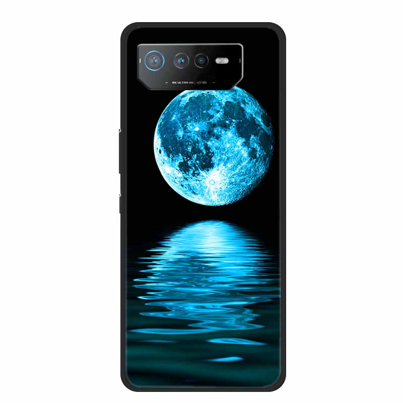 Phone Case For Asus ROG Phone 6D Ultimate Back Cover Case Black TPU Silicone Soft Coque For Asus ROG Phone 6 Pro Case Phone6 Pro