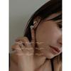 Minimalist Irregular Earrings Women's Niche Design Premium European and American Gold Graceful Earrings