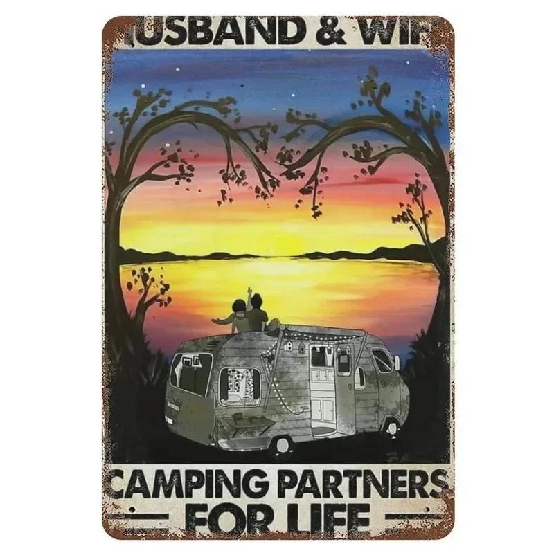 Vintage Hawaii New York Santorini Landscape Travel Tour Poster Retro Metal Aluminum Signs Funny Plaque Home Bar Cafe Wall Decor