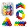 Rainbow Color Decompression Toys ADHD Quiet Toys Quite Gadgets Stress Relieving Educational Toys