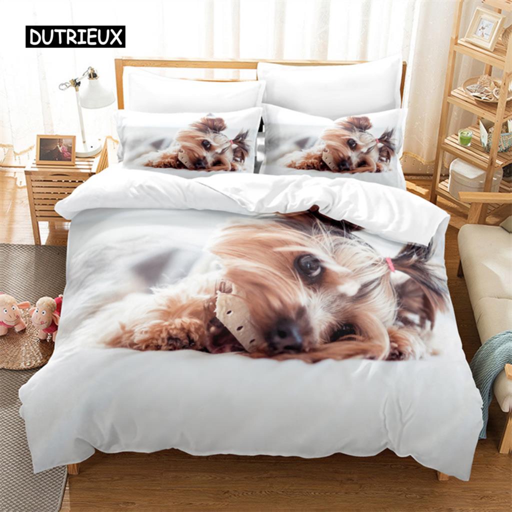 Cat And Dog Bedding Set Duvet Cover Set 3d Bedding Digital Printing Bed Linen Queen Size Bedding Set Fashion Design