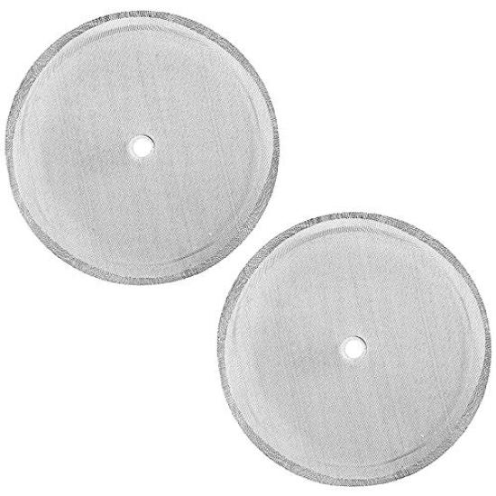 Ahvqevn French Press Replacement Filter Mesh Screen Perfect for French Press 2-Pack 34OZ, 8-Cup