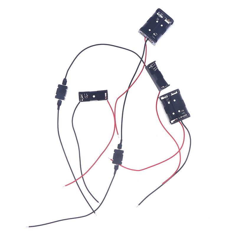 5Pcs 23A Battery 12V Clip Holder Box Case Black High Quality For 23A Mn21 Ms21 Car Remote Control Battery Box