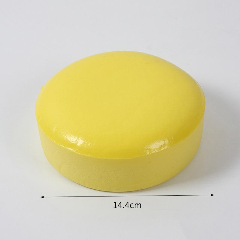 1 Pezzo Pane al Formaggio Squishy Giocattolo Antistress Rimbalzo Lento Spremere Giocattolo Fidget per Ansia ADHD Sollievo Uso Ufficio Casa