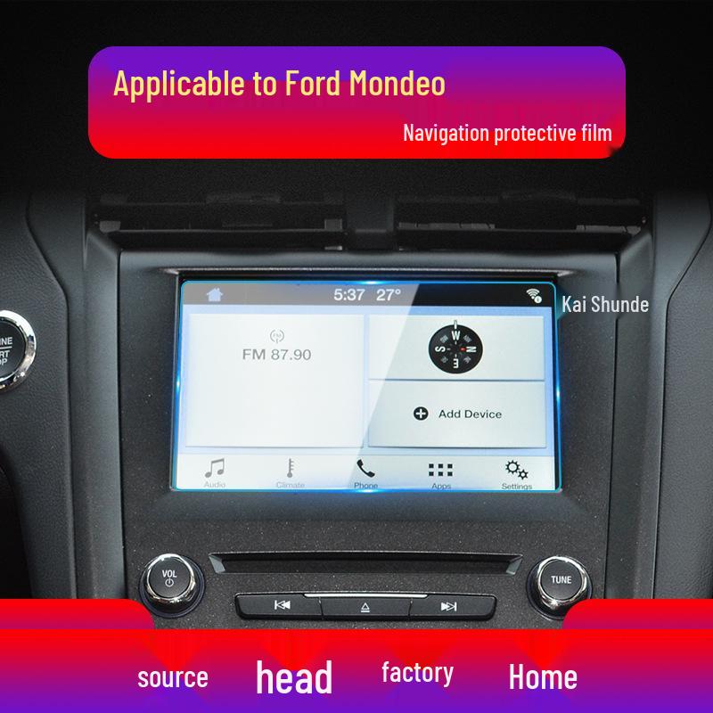Ford Territory & Mondeo Navigation Screen Protector - Tempered Film for Central Control and Instruments.