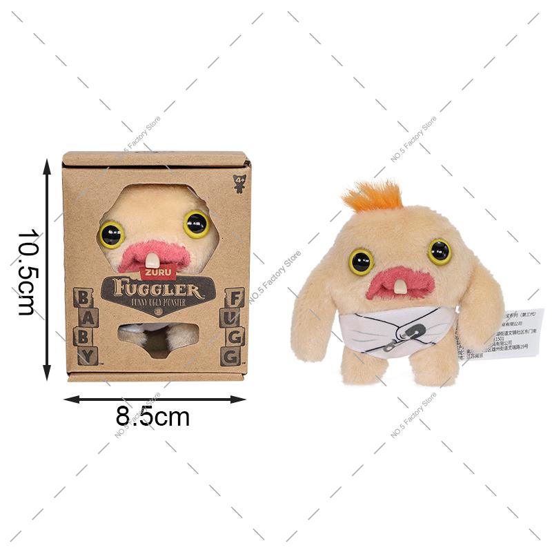 Original Fuggler Plush Mr Needles Screech Oogah Boogah Funny Ugly Monster Baby Fugguler Series Babies Fugg in Diaper Soft Toy