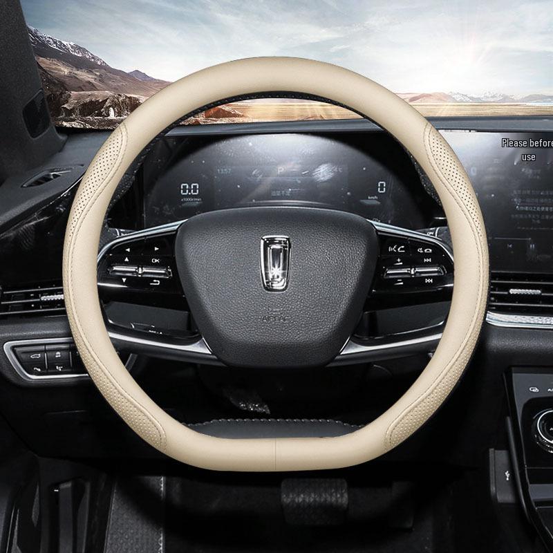 Bestune Universal Car Steering Wheel Cover - Non-Slip & Breathable Four Seasons Design for T99 T77 B70 E01 T33 Vehicles