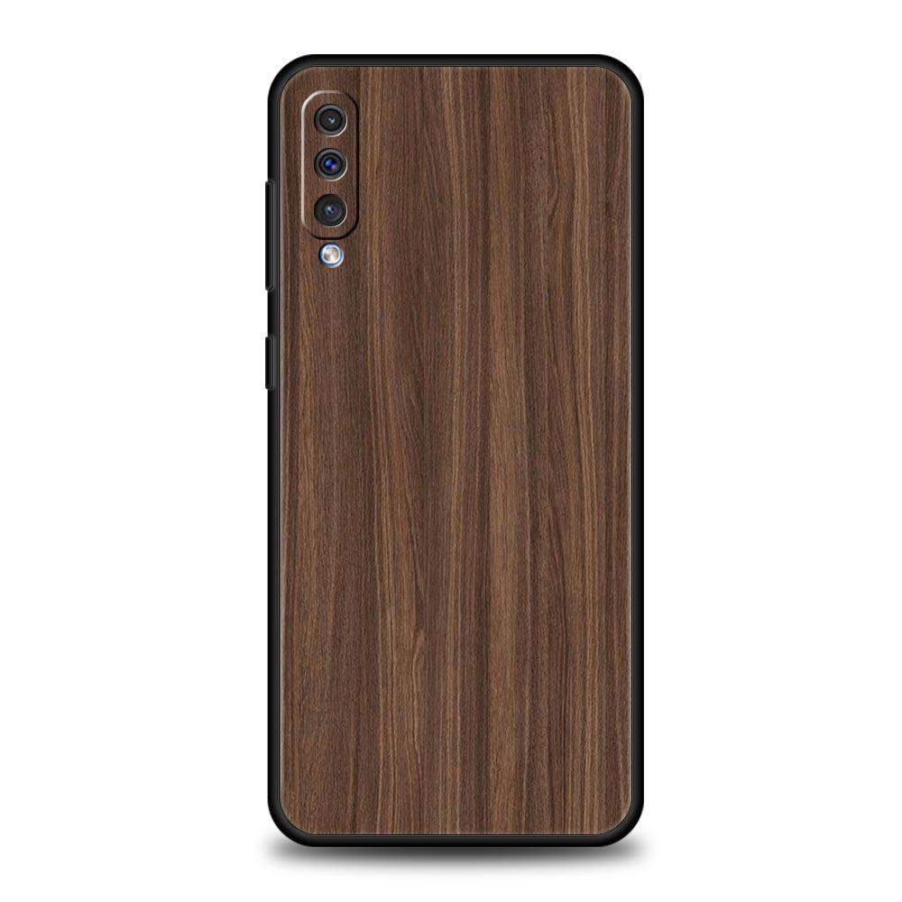 Carved Wood Case For Samsung Galaxy A52 A12 A50 A72 A20e A30 A02s A22 4G A32 5G A20s A70 A10s A40 A10 A04s Silicone Phone Cover