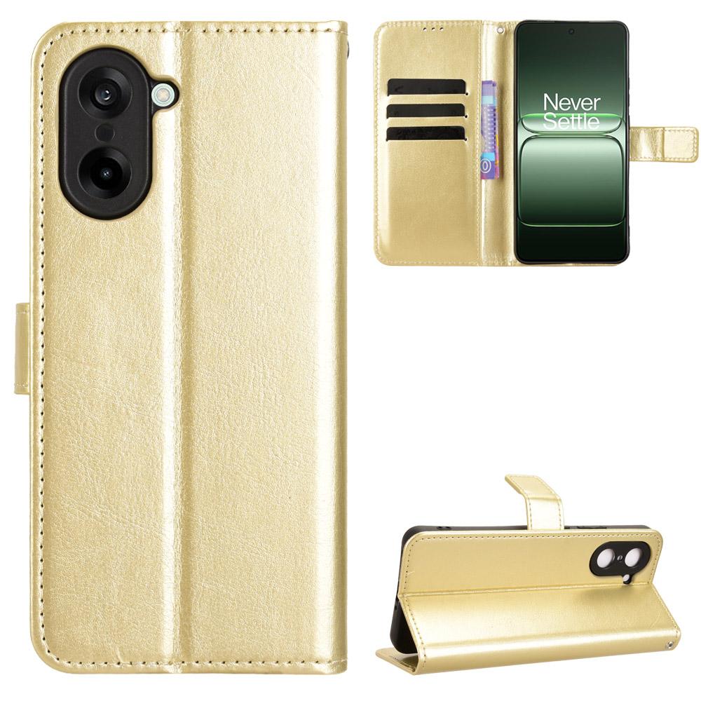 Flip Cover für OnePlus Ace 5 Racing Lederhülle [Flip Vintage Leder] Brieftasche Stoßfest Langlebig Retro Handyhülle